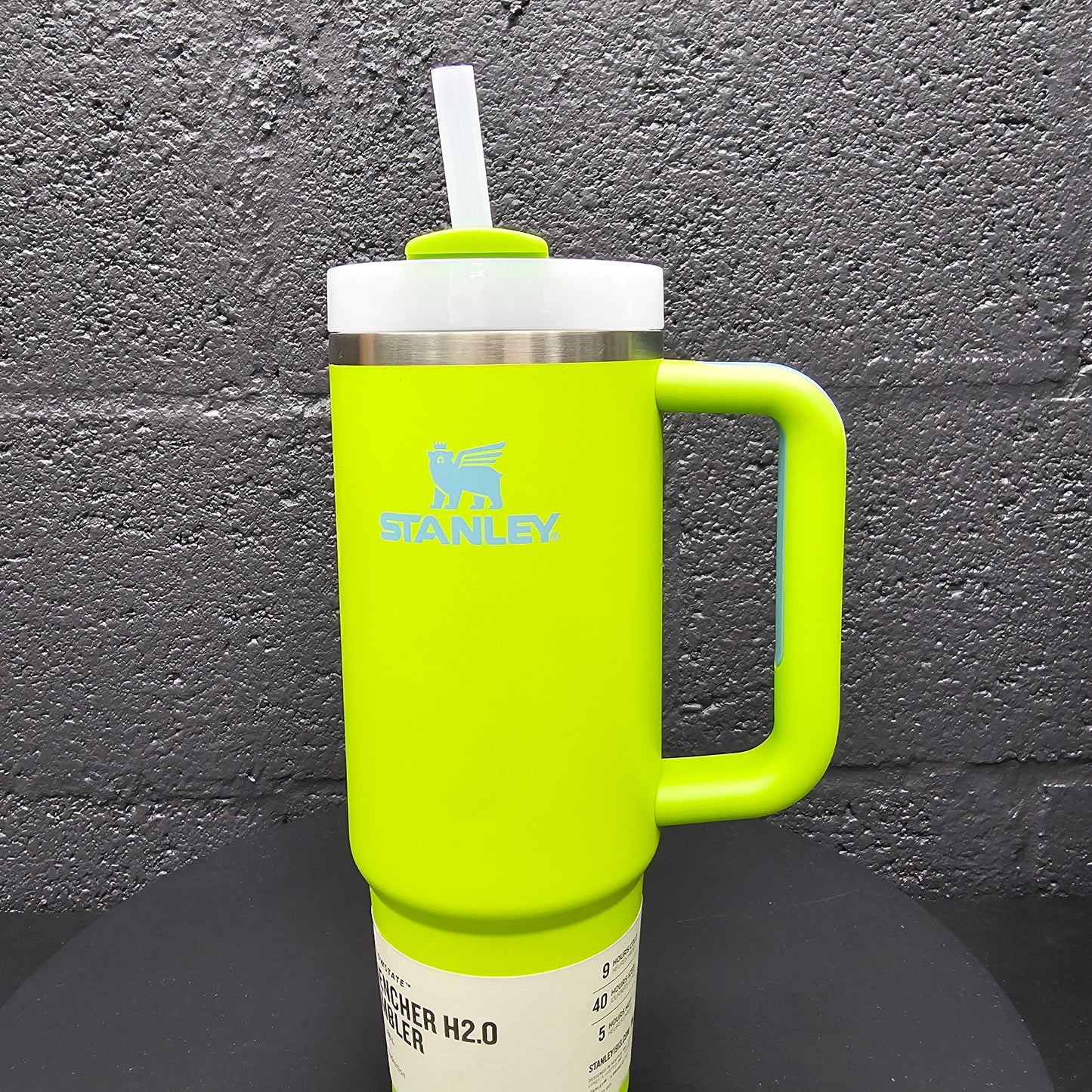 30oz Custom Engraved Stanley Neon Green