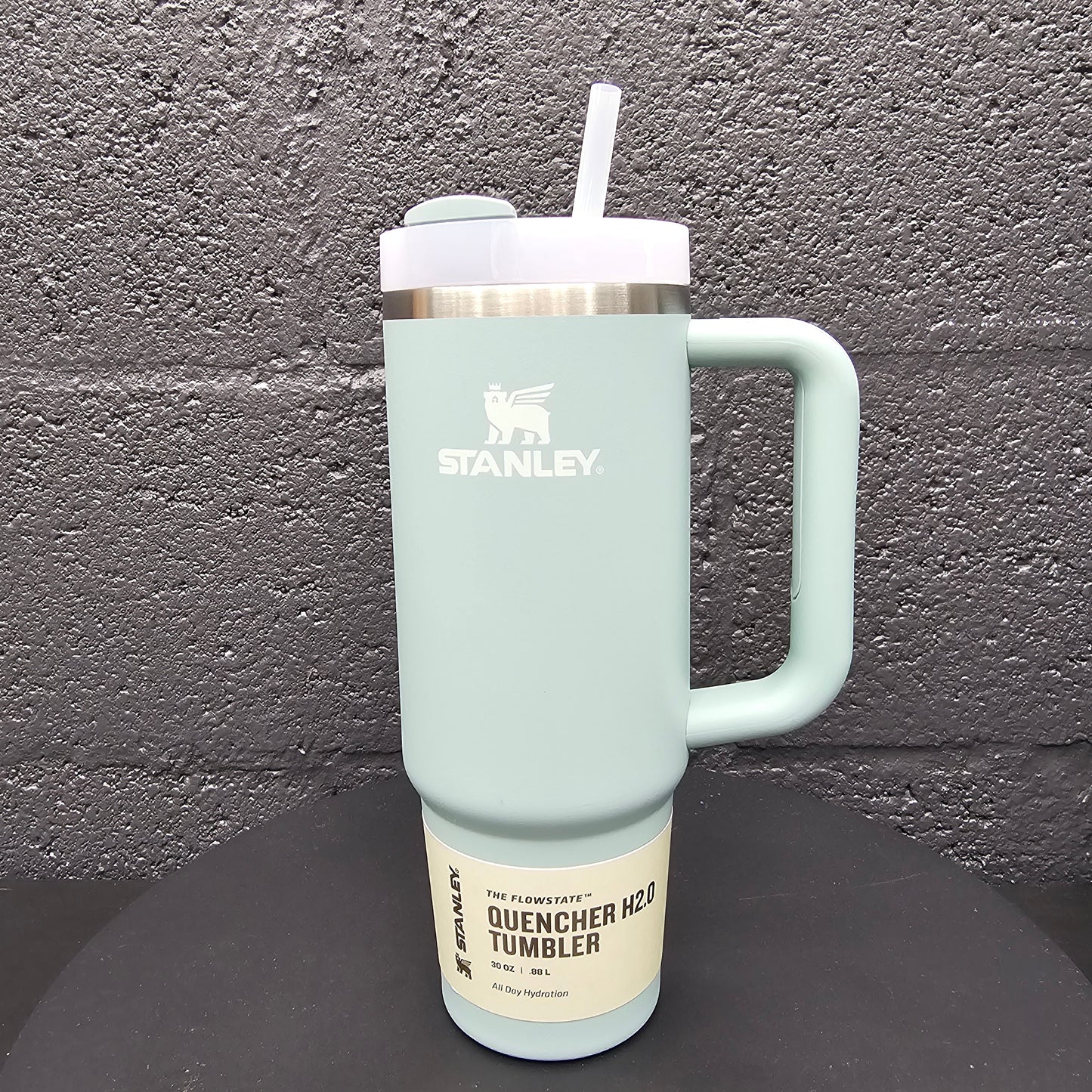 30oz Custom Engraved Stanley Light Blue