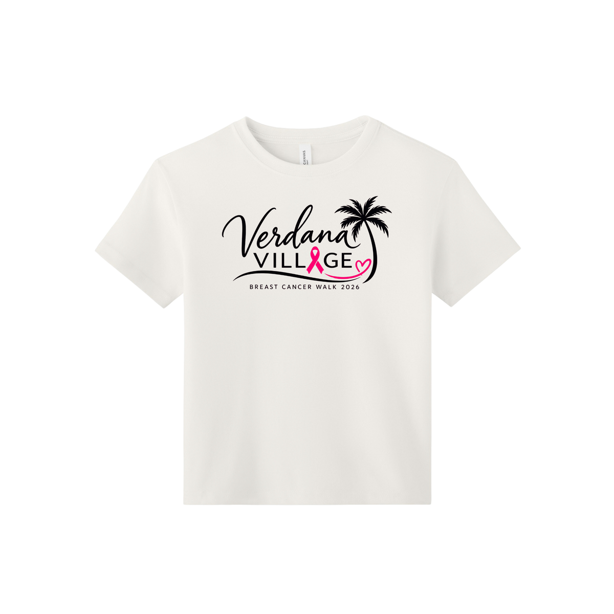 Verdana Village Breast Cancer Walk — Youth 6-Ounce Heavyweight Tee