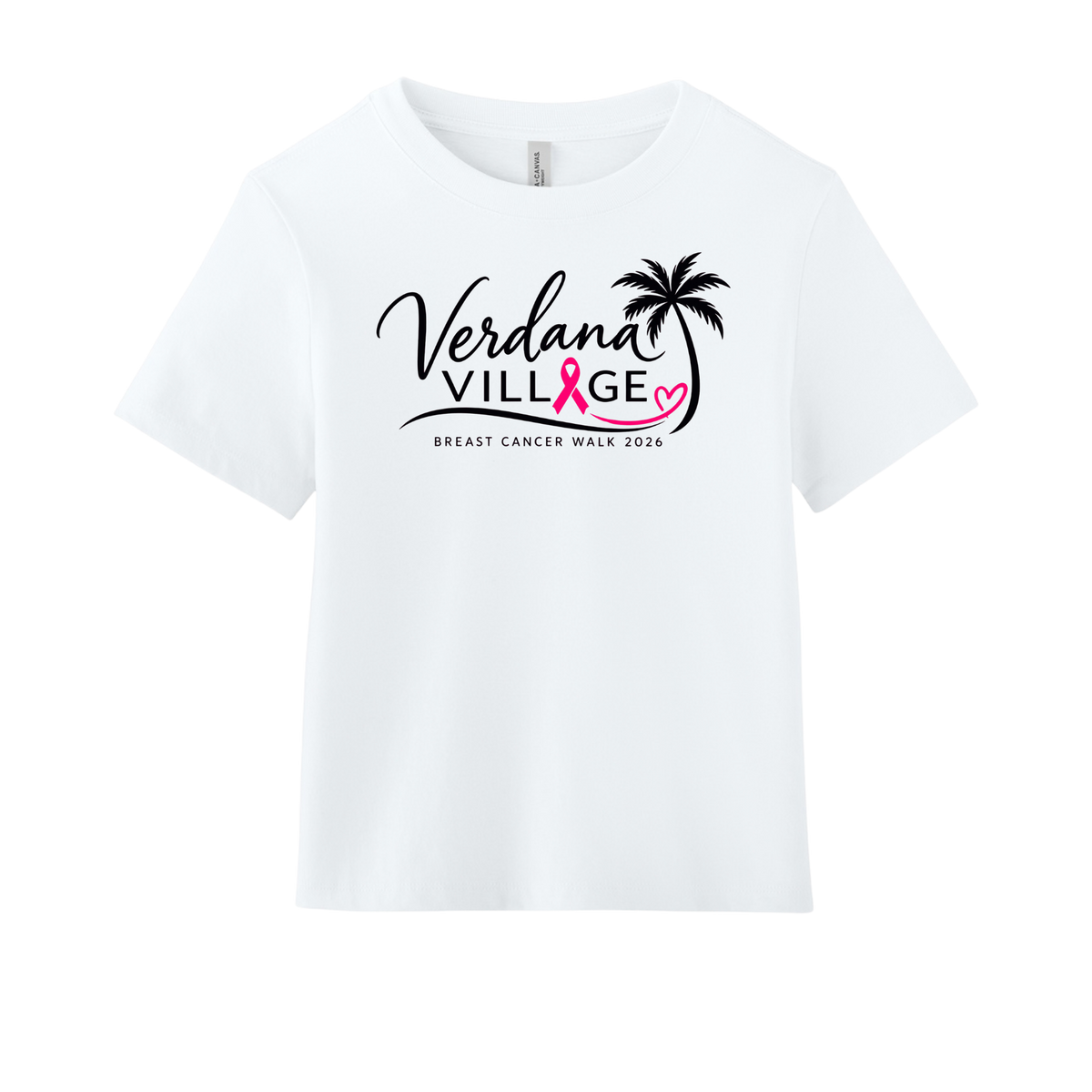 Verdana Village Breast Cancer Walk — Women's 6-Ounce Heavyweight Tee