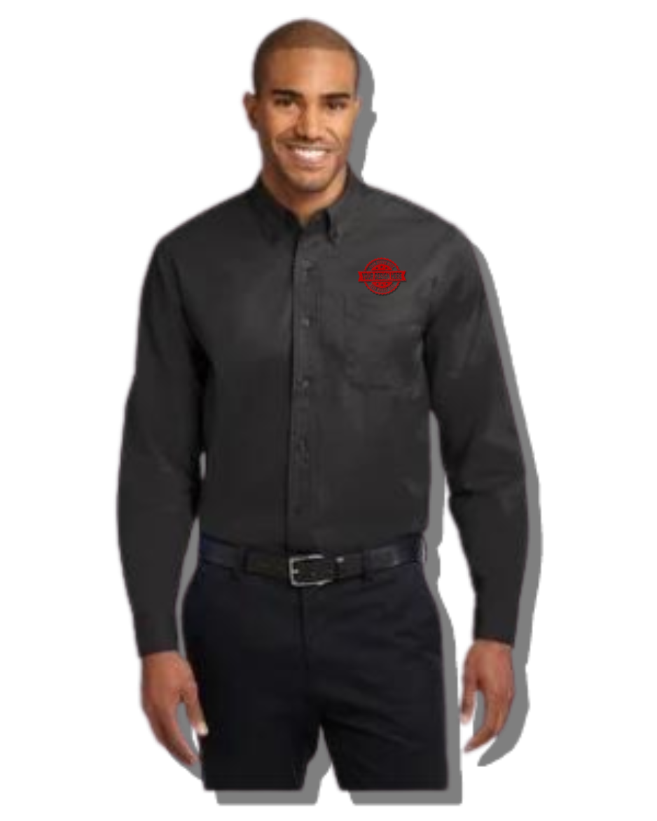 Mens Embroidered Button Down