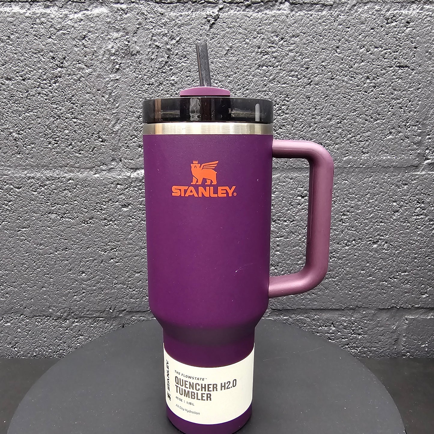 40oz Custom Engraved Stanley Dark Purple