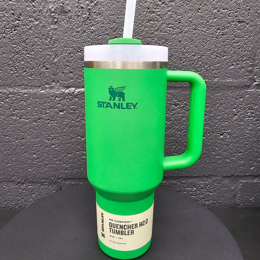 40oz Custom Engraved Stanley Green