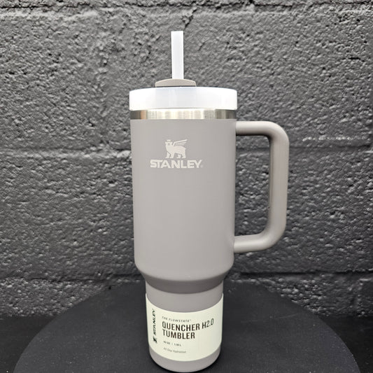 40oz Custom Engraved Stanley Grey