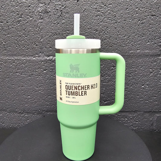 30oz Custom Engraved Stanley Light Green