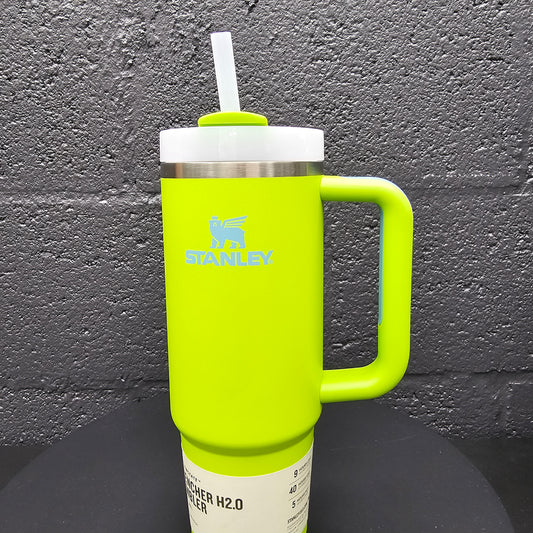 30oz Custom Engraved Stanley Neon Green
