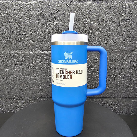 30oz Custom Engraved Stanley Blue