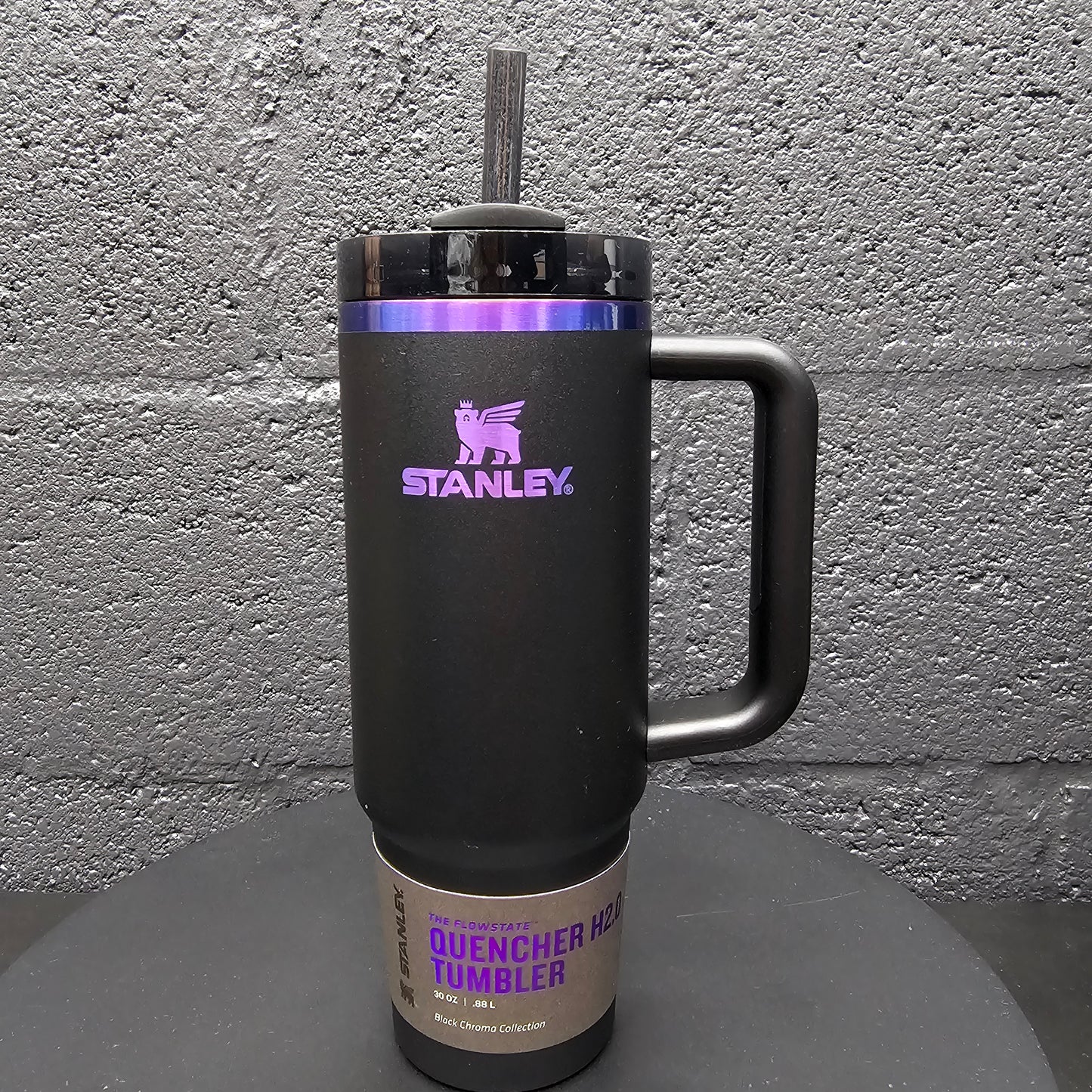 30oz Custom Engraved Stanley Black