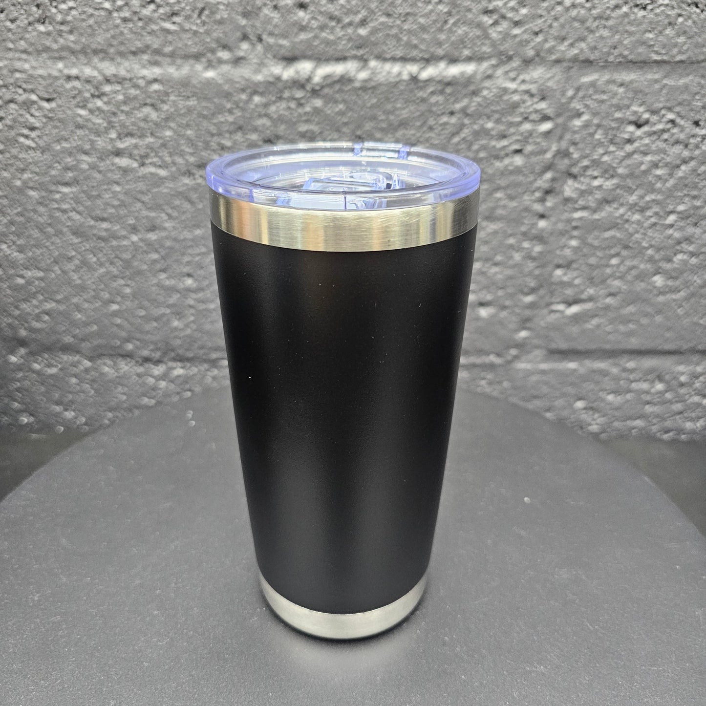 20oz Black Powder-Coated Tumbler