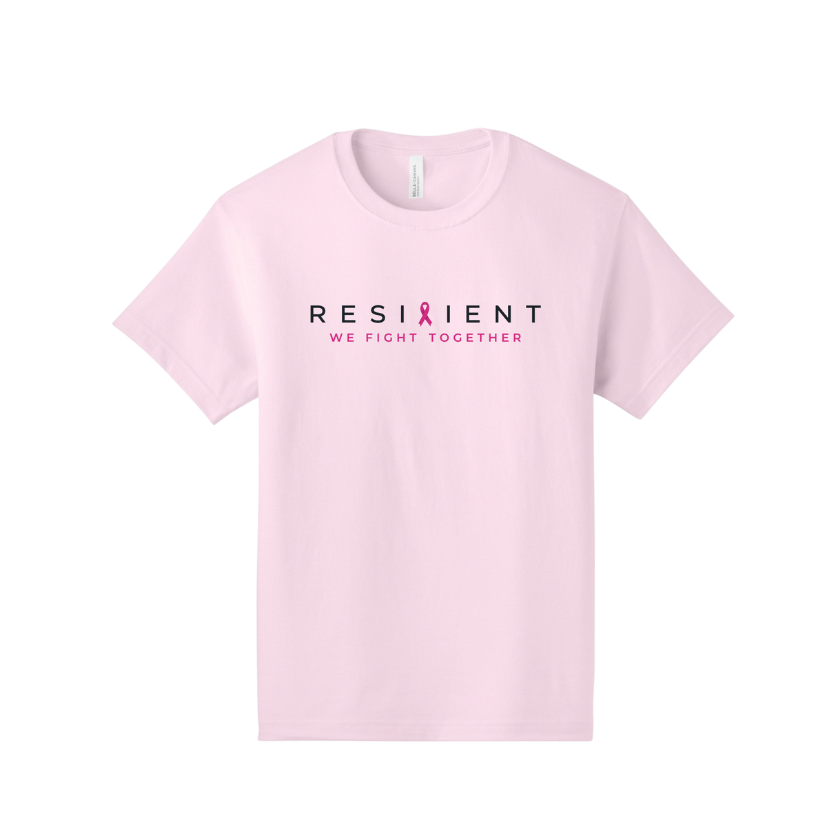 We Fight Together Youth 6-Ounce Heavyweight Tee - Pink