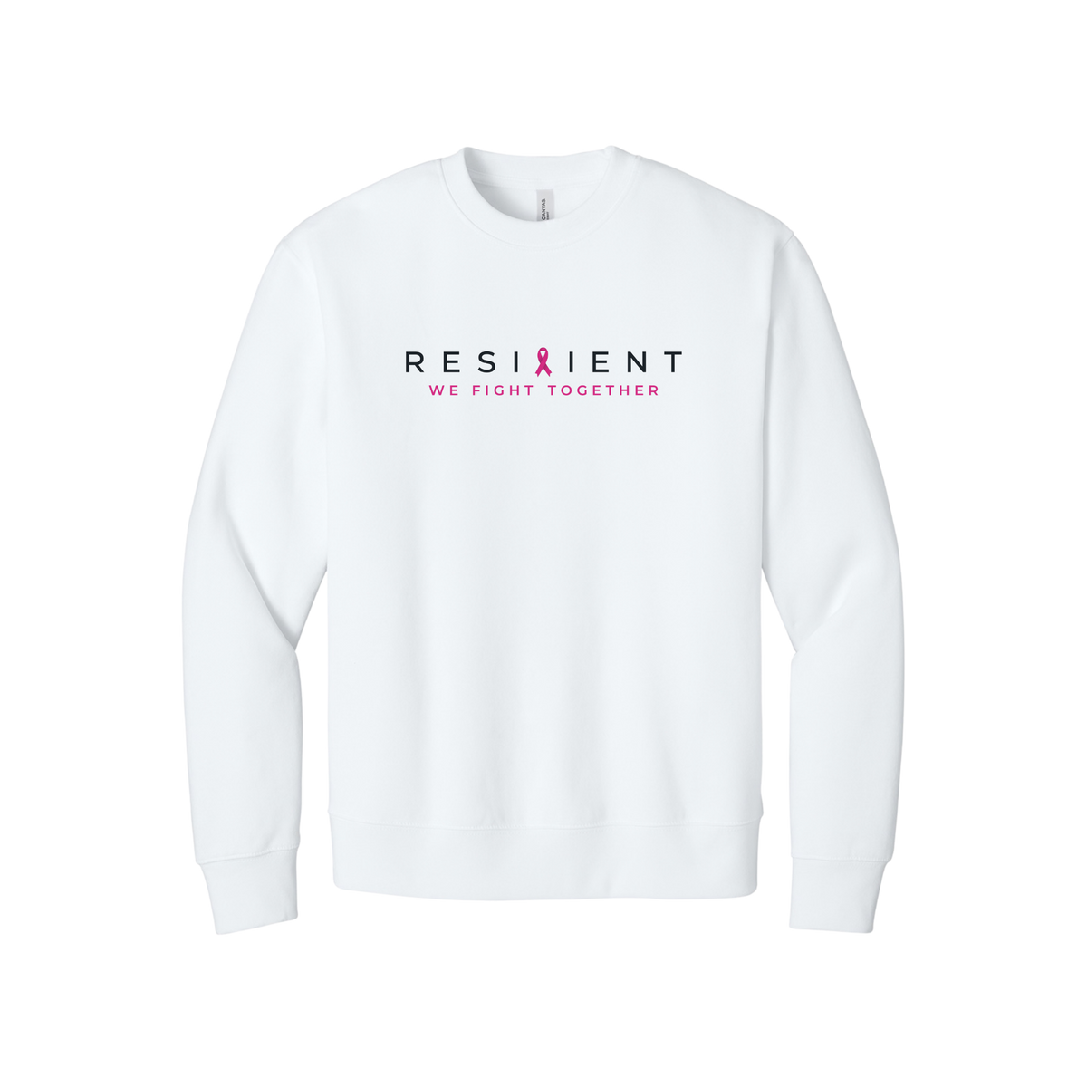We Fight Together Unisex 10-Ounce Heavyweight Crewneck Sweatshirt - White