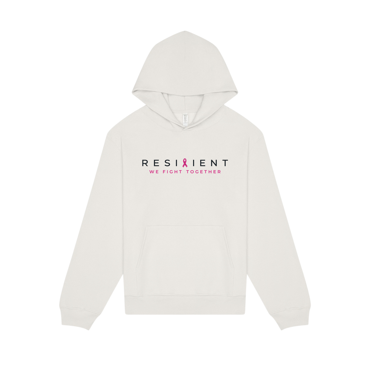 We Fight Together Unisex 10-Ounce Heavyweight Pullover Hoodie - Vintage White