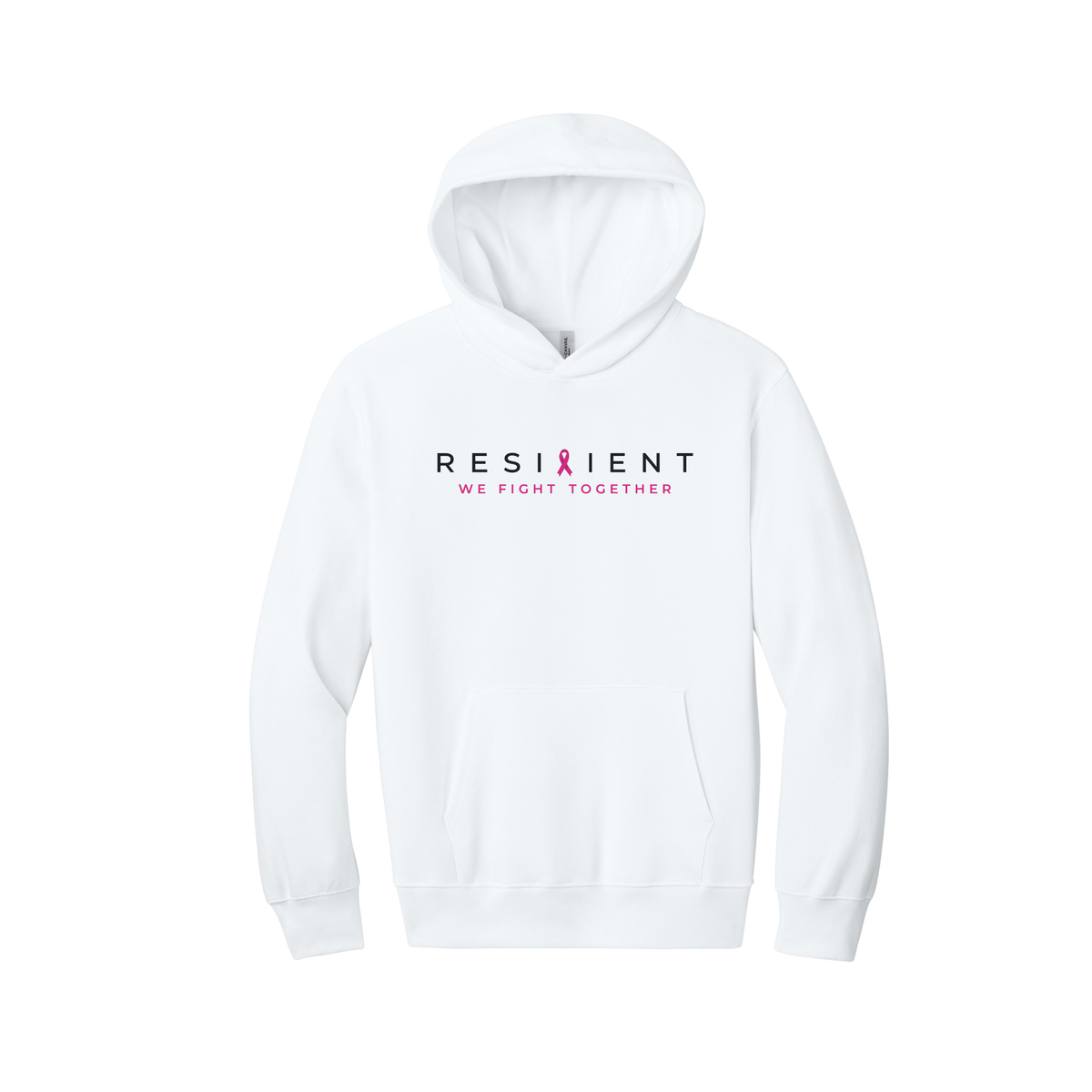 We Fight Together Unisex 10-Ounce Heavyweight Pullover Hoodie - White