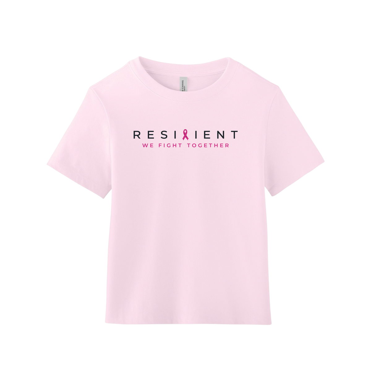 We Fight Together women's 6-ounce heavyweight tee - Pink