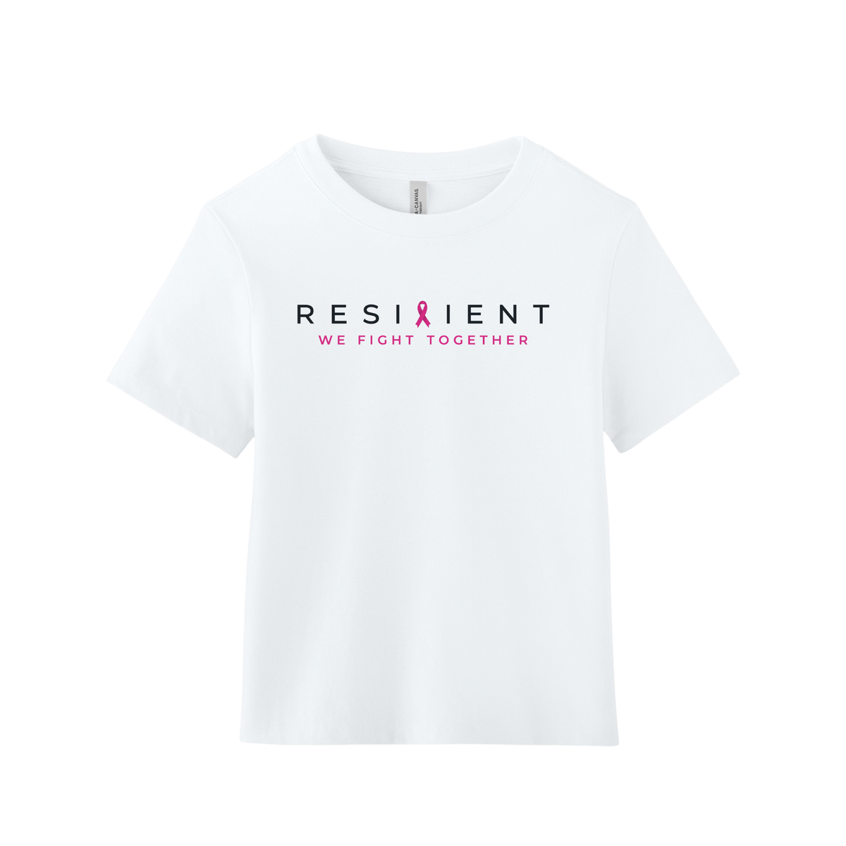 We Fight Together women's 6-ounce heavyweight tee - White