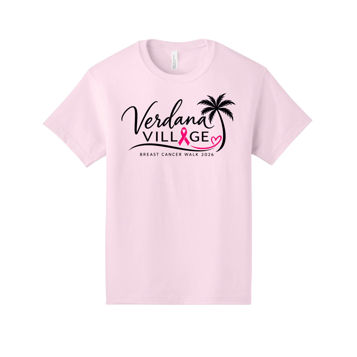 Verdana Village Breast Cancer Walk — Unisex 6-Ounce Heavyweight Tee