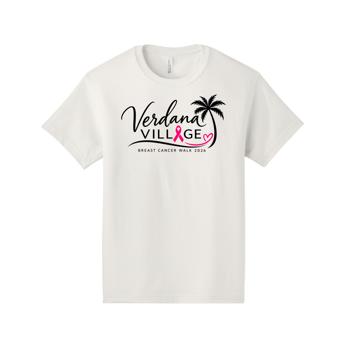 Verdana Village Breast Cancer Walk — Unisex 6-Ounce Heavyweight Tee