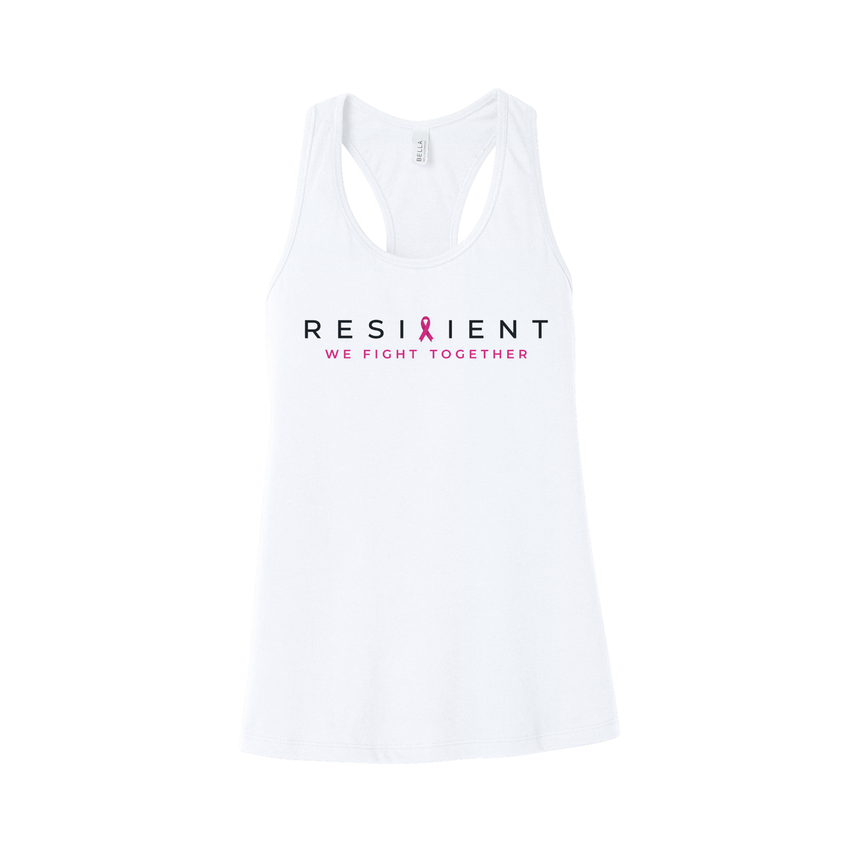 We Fight Together racerback tank - White