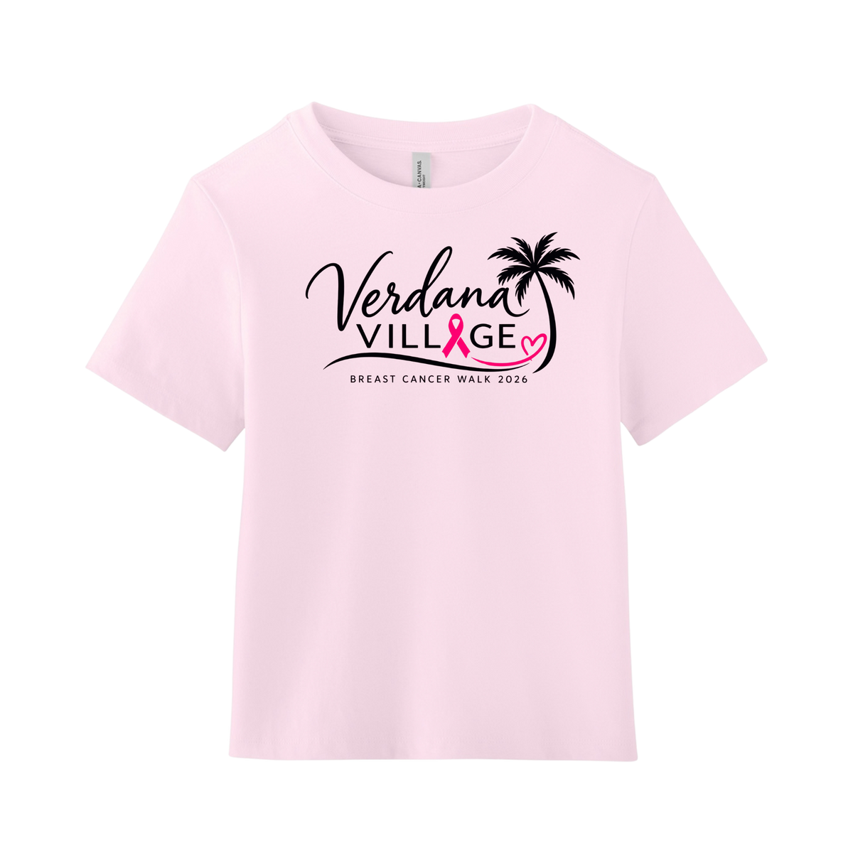 Verdana Village Breast Cancer Walk — Women's 6-Ounce Heavyweight Tee