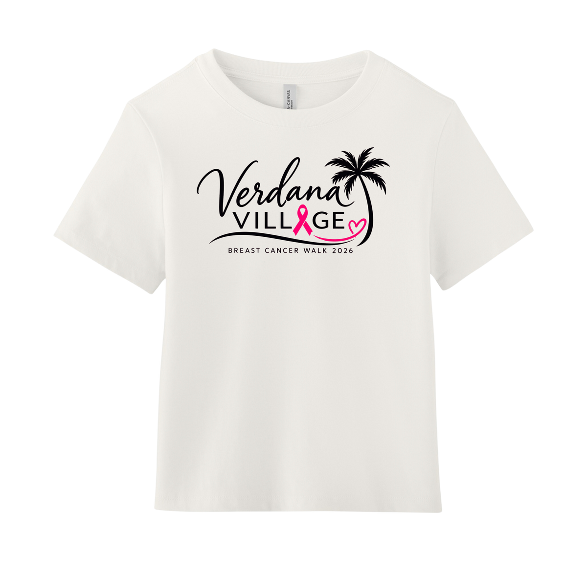 Verdana Village Breast Cancer Walk — Women's 6-Ounce Heavyweight Tee