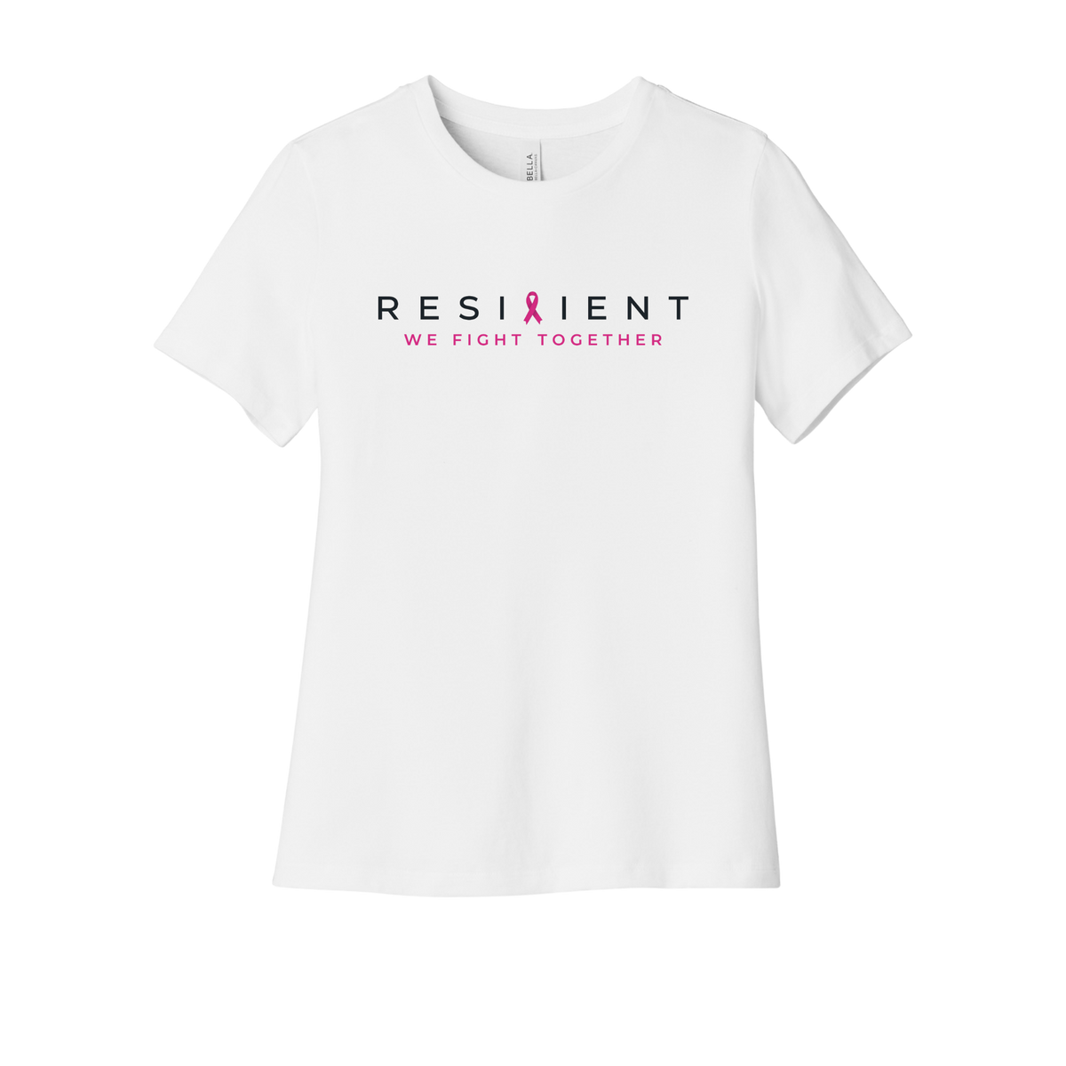 We Fight Together women's relaxed tee - White