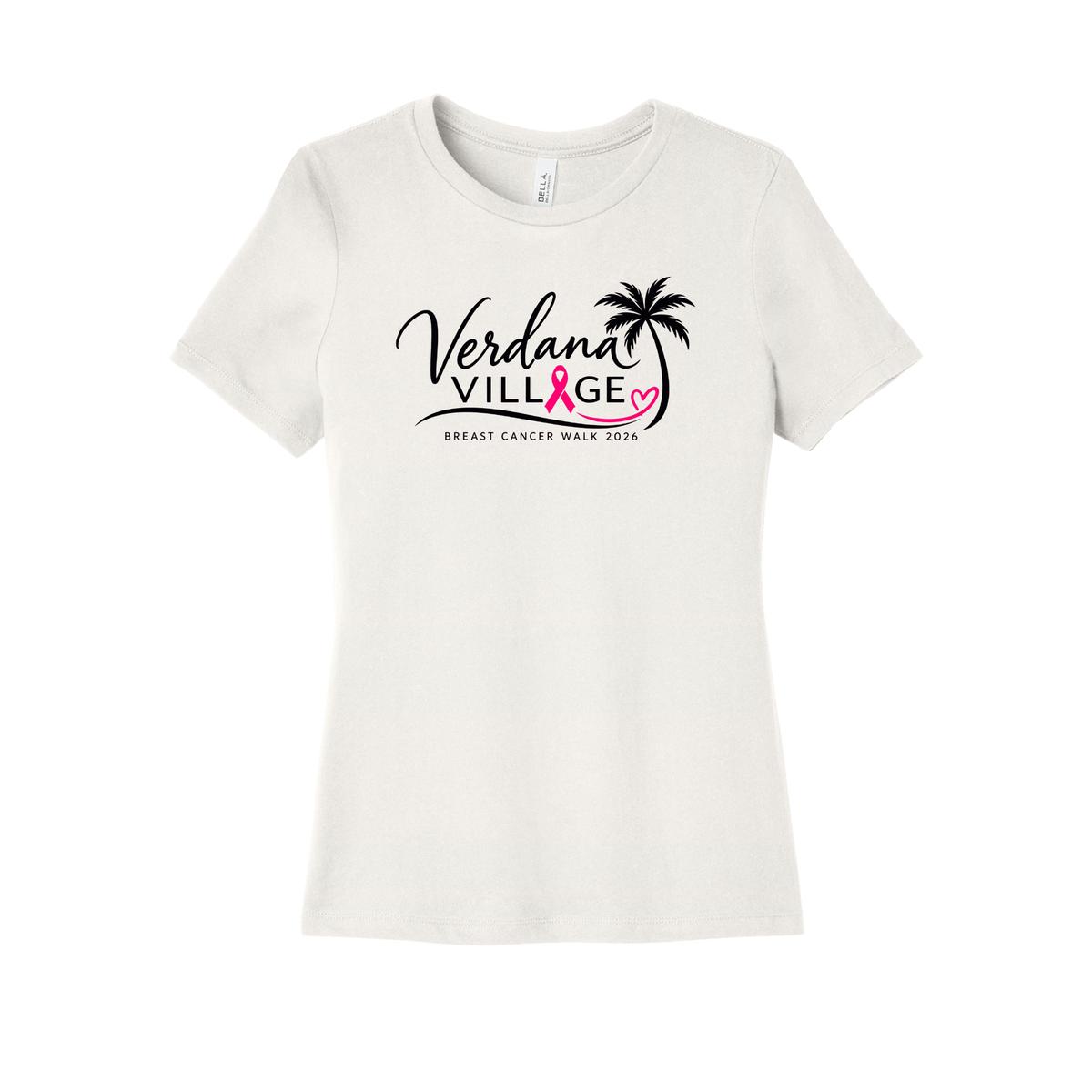Verdana Village Breast Cancer Walk — Women's Relaxed Jersey Short Sleeve Tee
