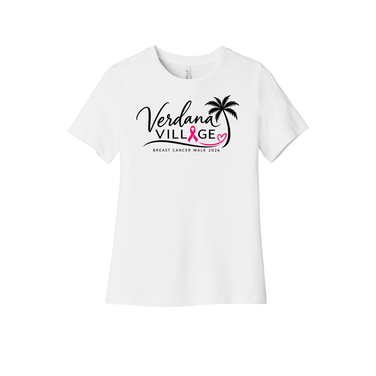 Verdana Village Breast Cancer Walk — Women's Relaxed Jersey Short Sleeve Tee
