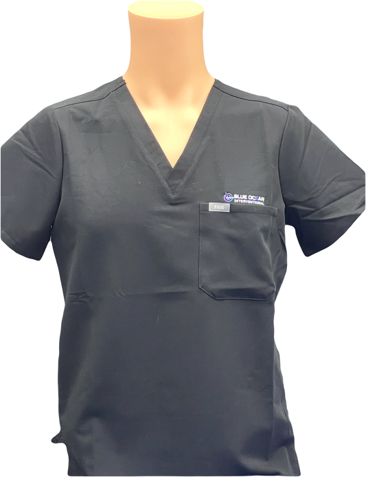 BlueOcean Scrub Embroidery