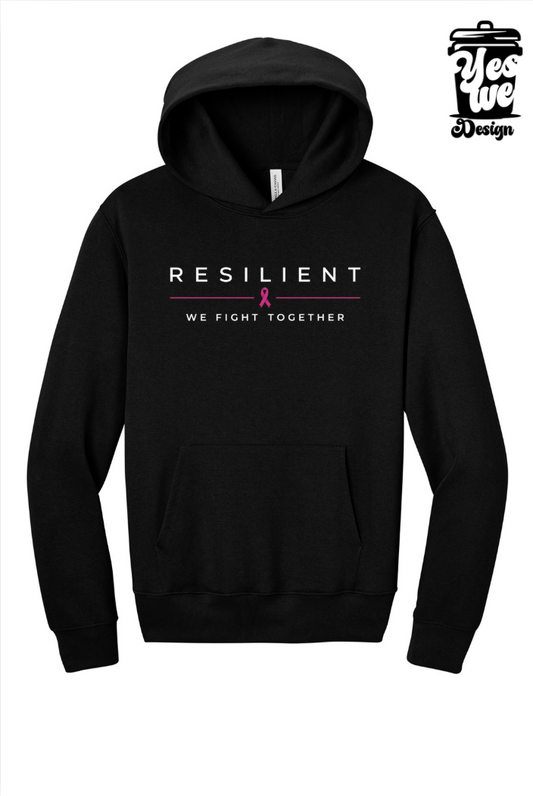 BCA Sponge Fleece Cropped Hoodie – Black – RESILIENT
