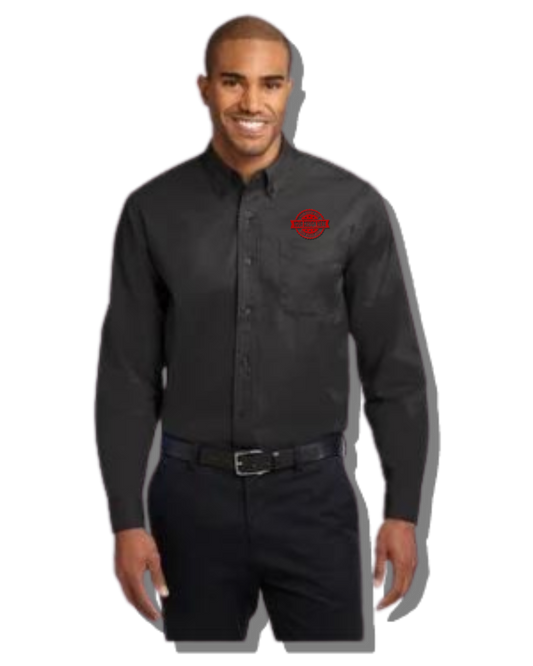 Mens Embroidered Button Down