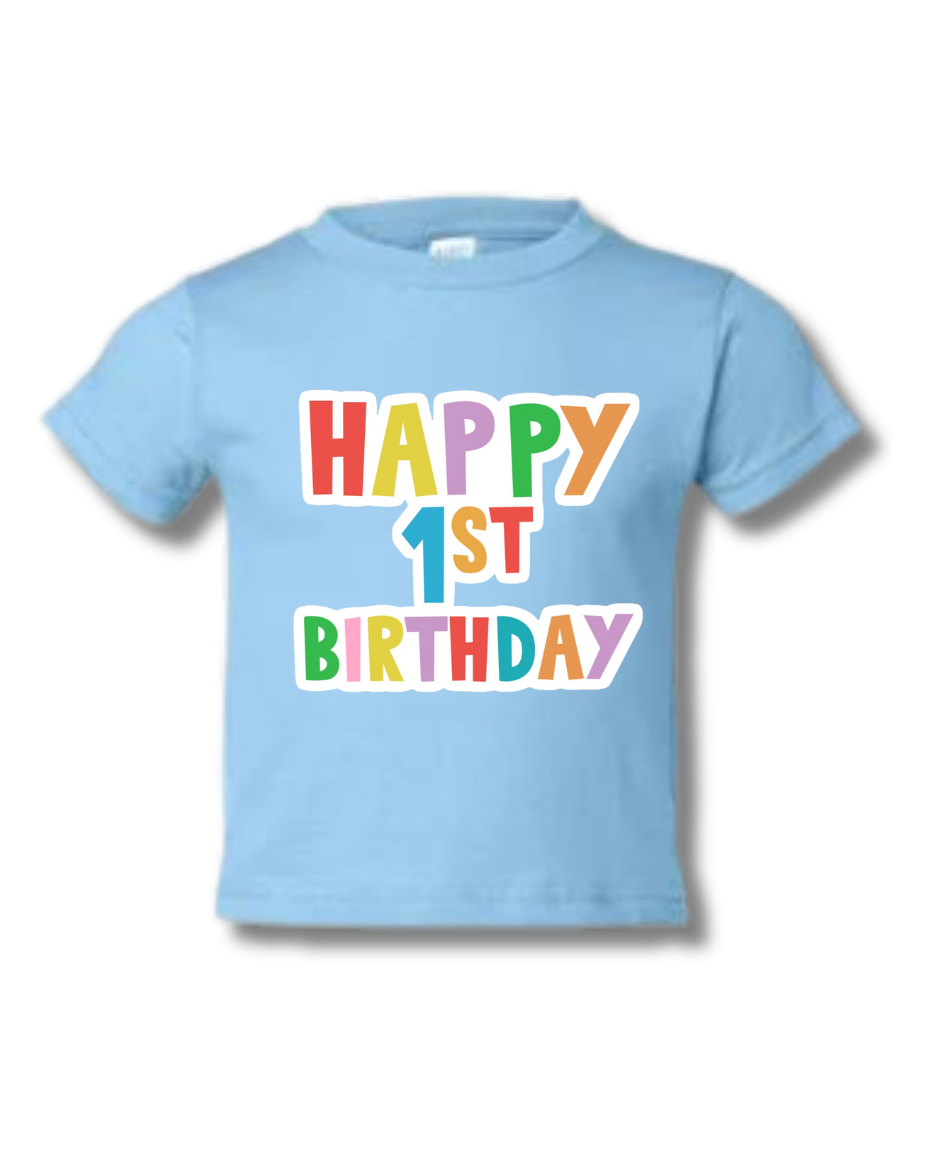 Toddler Custom Birthday Shirts