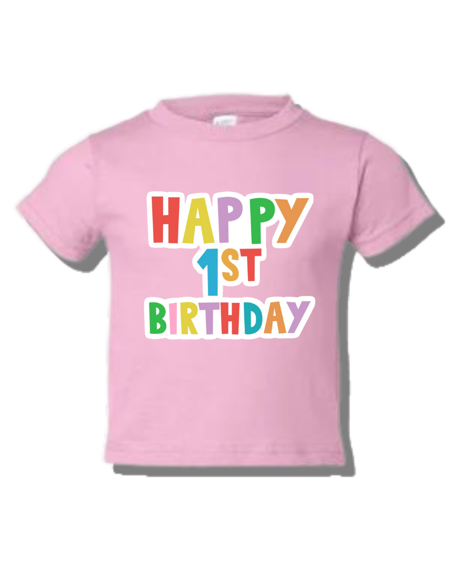 Toddler Custom Birthday Shirts