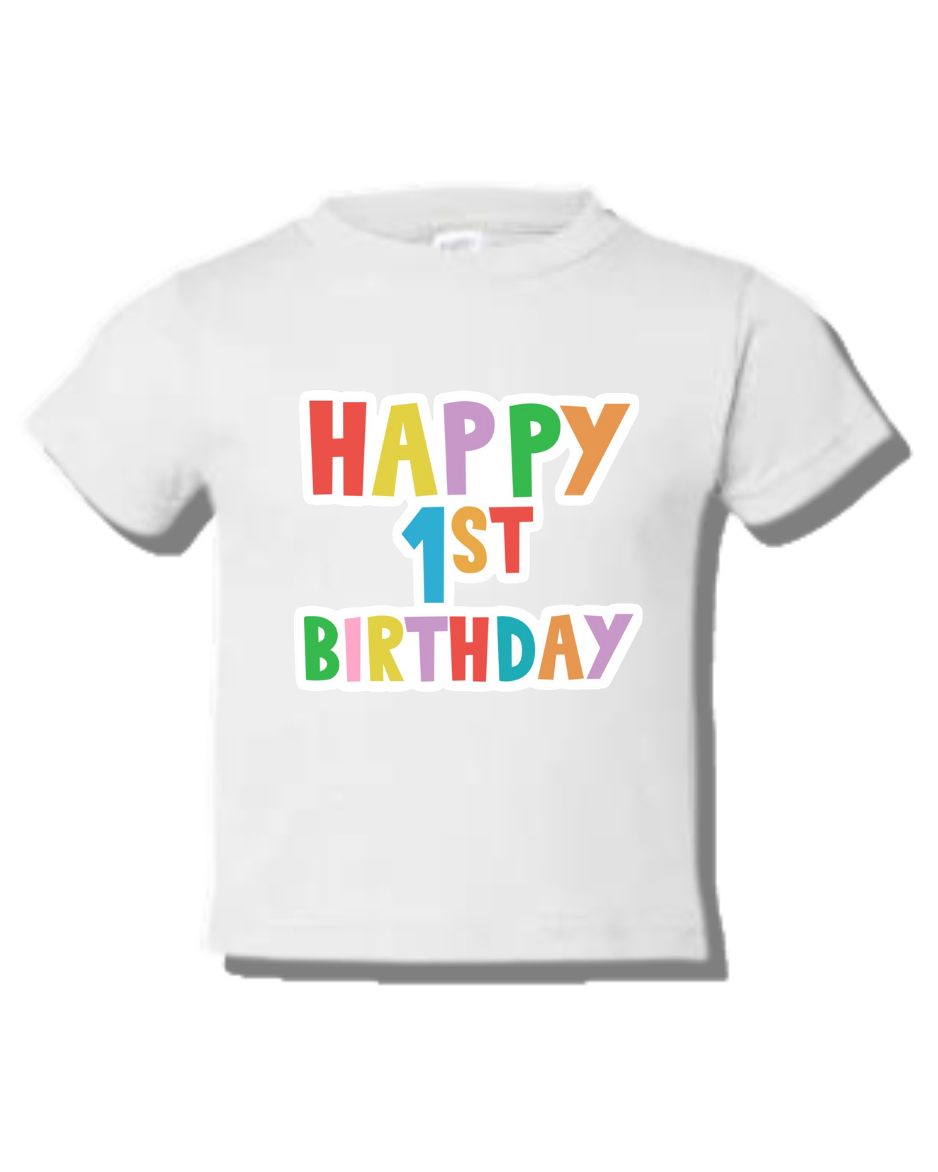 Toddler Custom Birthday Shirts